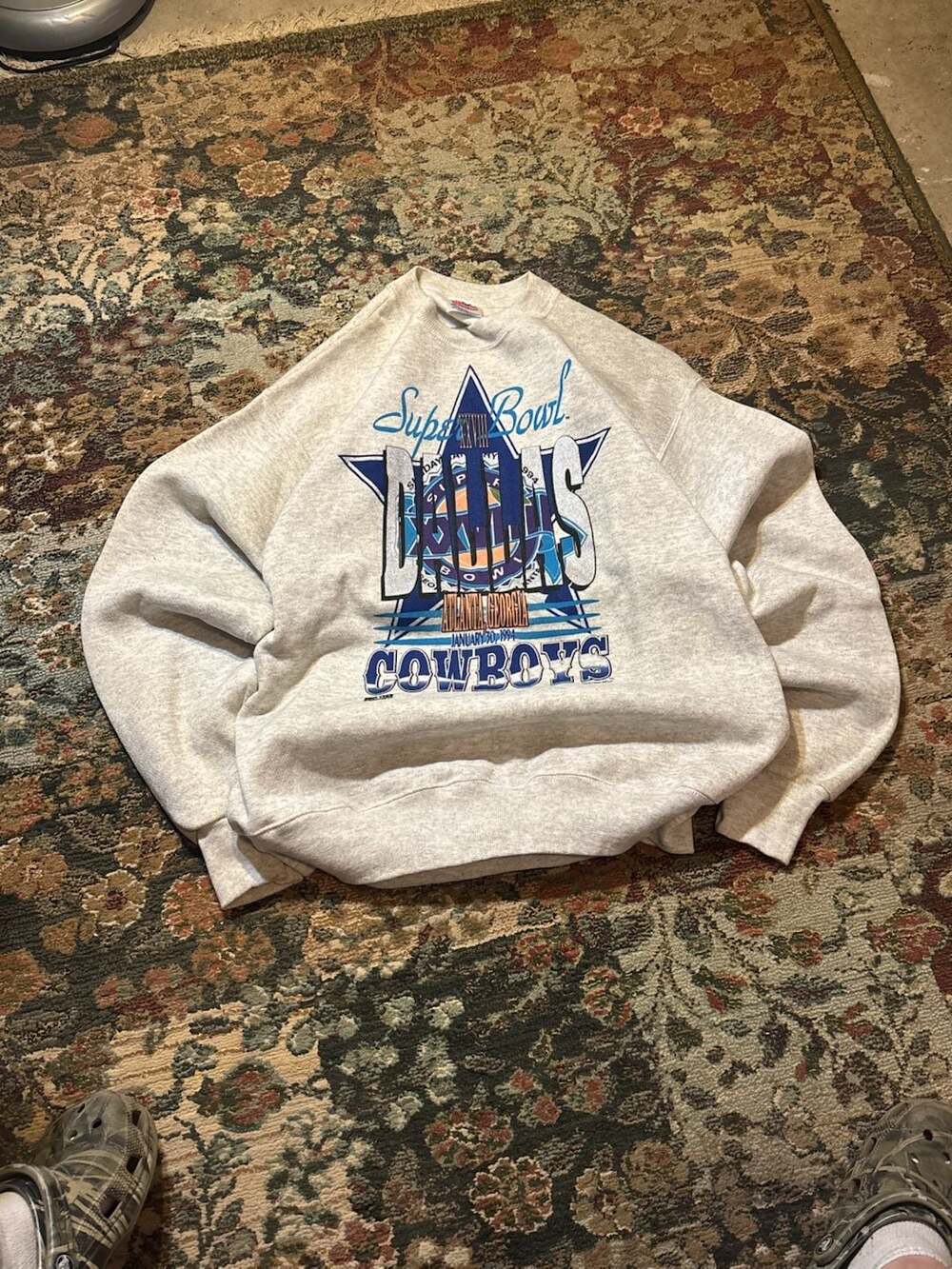 Vintage 1994 Dallas Cowboys Super Bowl Sweatshirt Large